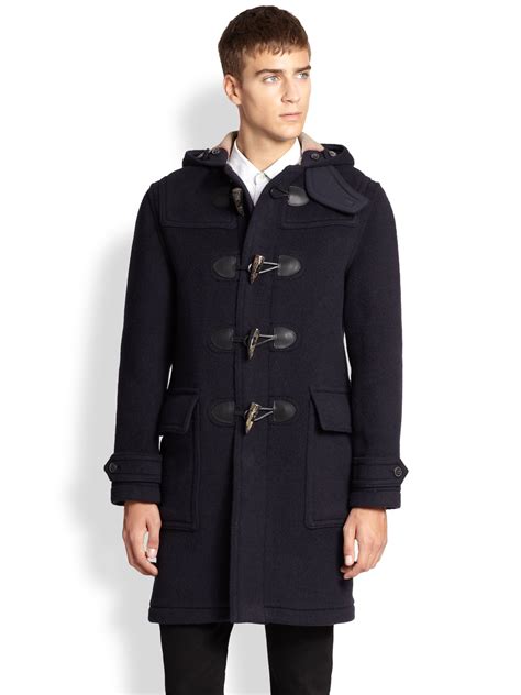 burberry duffle coat blue|burberry duffle coat vintage.